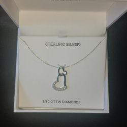 Double Heart Necklace 