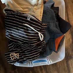 Box Of Kids Clothes 
