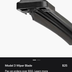 Tesla Model 3 Wiper Set