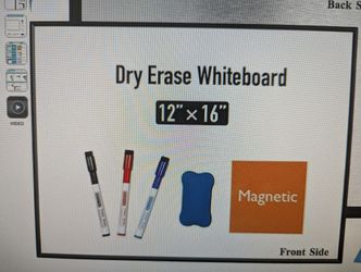 NEW Dry Erase Whiteboard and Markers