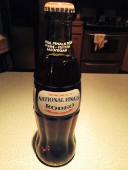 1994 National Rodeo Finals Coca Cola bottle, FULL!