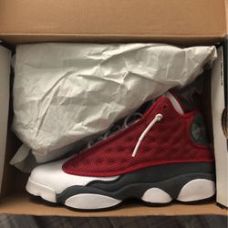 Red Flint Jordan 13s Size 6