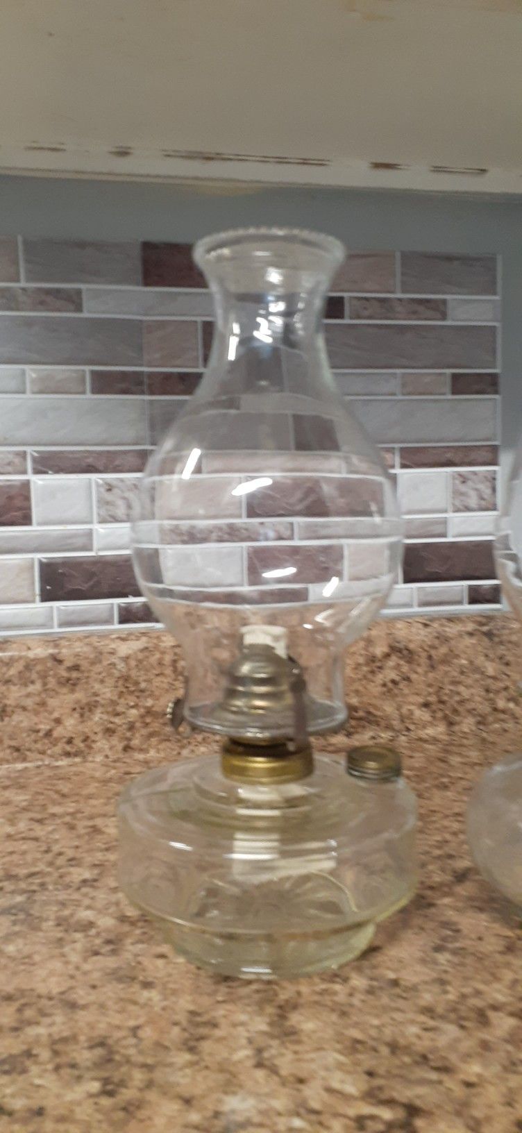 OIL LAMPS ONE LOOKS TO BE FROM THE 60S READ BELOW