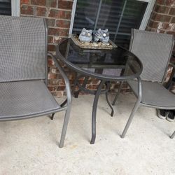 Outdoor Patio Porch Balcony Set. Table And Chairs 