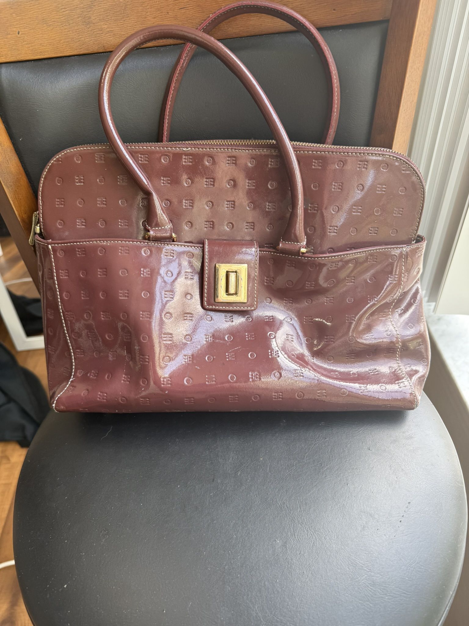 Arcadia Patent Leather Purse