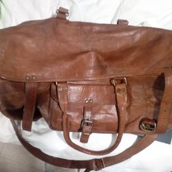 Giant Leather Men's Travel Bag