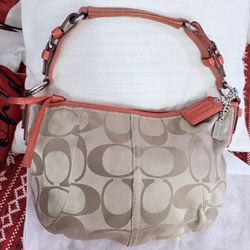 🧡🎄 Coach half moon one-shoulder bag 🎄🧡