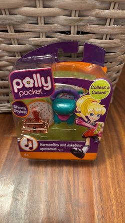 Polly Pocket Harmonifox and Jukeboxapotamus Figures