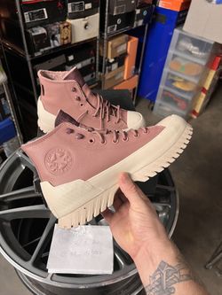 Converse Unisex Chuck Taylor All Star Lugged Hi Top Sneakers Dark Wine