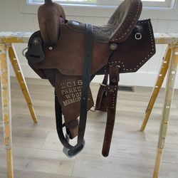 Double J Barrel Saddle - 13.5”