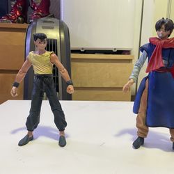 Yu Yu Hakusho Figures Ghost files :  Koenma and Yusuke (price negotiable) 