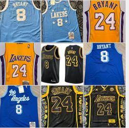 BLACK MAMBA KOBE BRYANT LAKERS RETRO JERSEYS $50.- CASH PLEASE!!!
