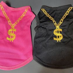 Gold Chain Dog Summer Vest