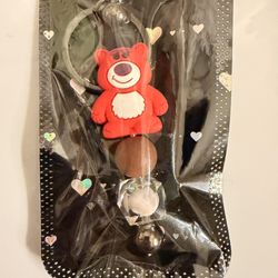 DISNEY BEAR LOTSO KEYCHAIN NEW 