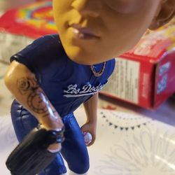 DODGERS #7 URIAS  ITS STILL NEW THE BOX WORN OUT CAUSE THE HEAT IN THE GARAGE 