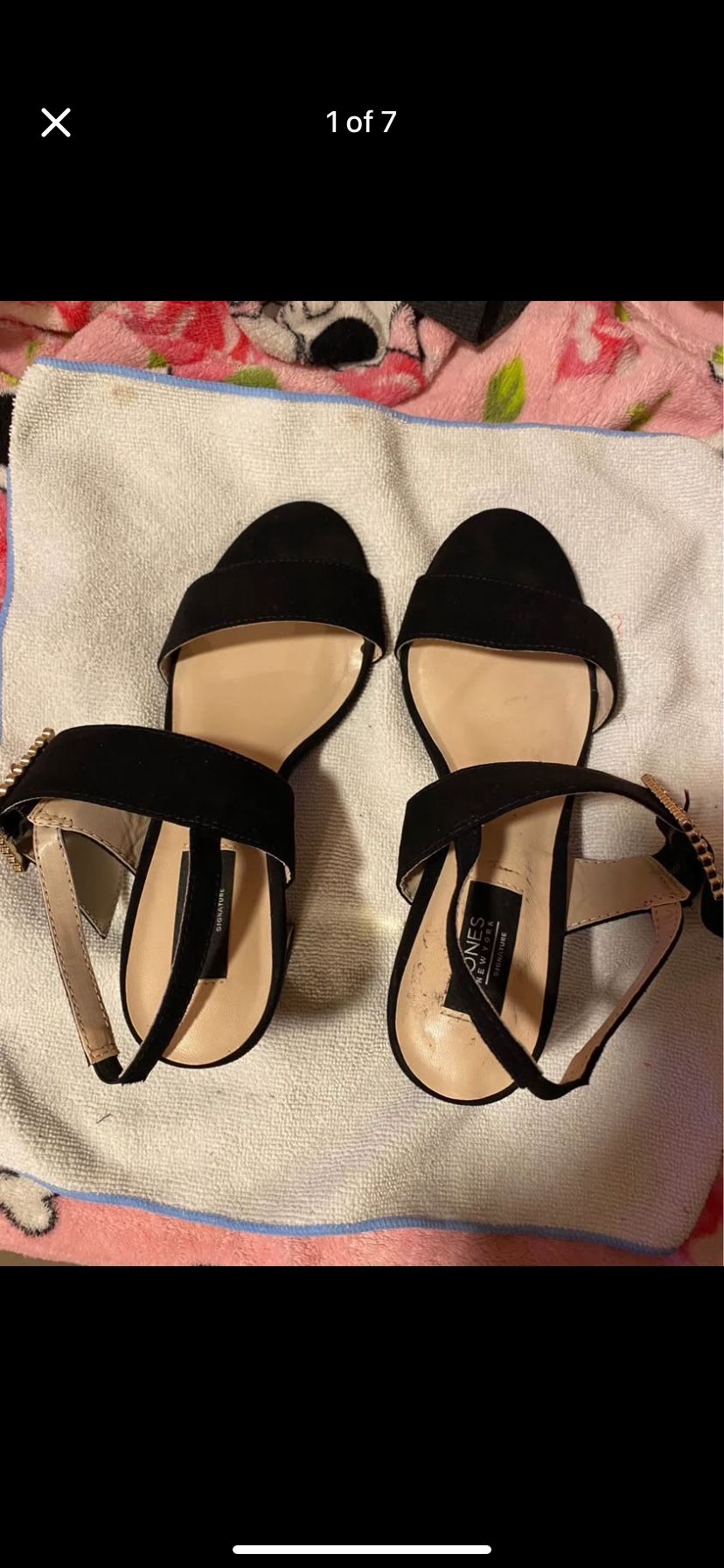 Black scandal high heels