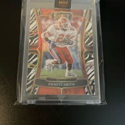 2023 Draft Picks Emmit Smith Zebra SSP Case Hit 