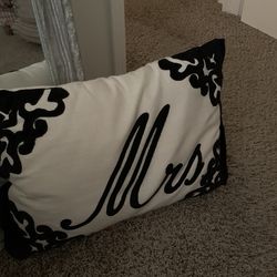 Mrs Decor Pillow $5
