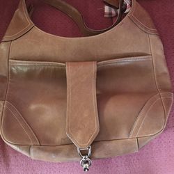Authentic Longaberger Brown Leather Pursw