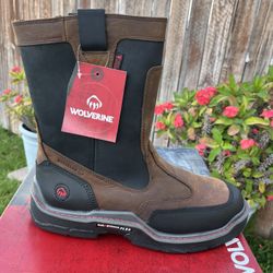 WOLVERINE COMPOSITE TOE BOOTS SIZE 11.5