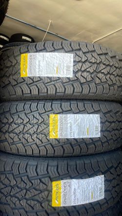 Set of 4 new tires 275/60r20 A Plus AT Includes installation and balance