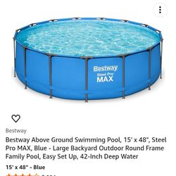 15 'X 48"  Above Ground Pool 