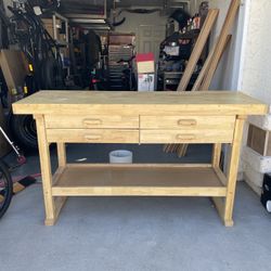 Wood Work Bench 