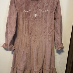 Warm Nightgown Sleepwear dress for girl 12y