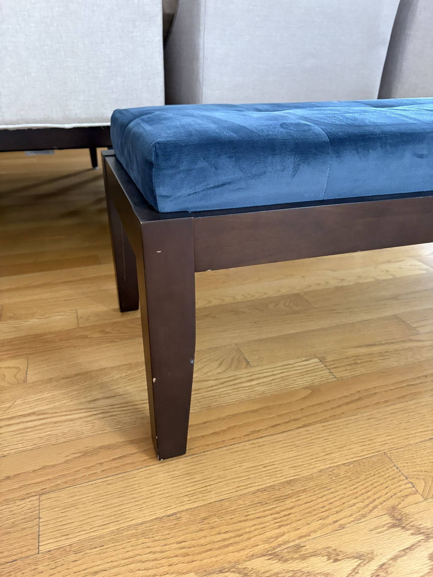 Blue Ottoman