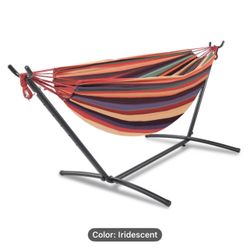 $65 firm!!! Portable Hammock/Hamaca, with steel stand and carrying bag