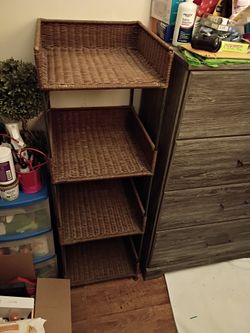 Pier 1 wicker stand