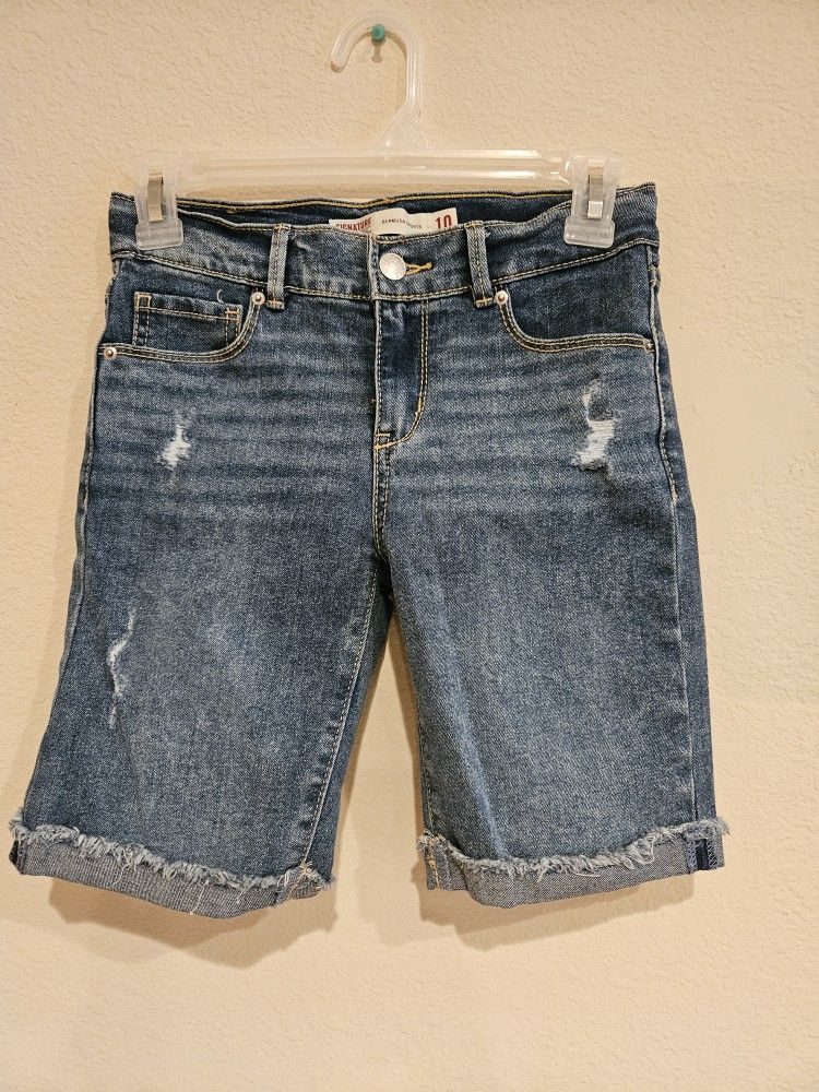 Levi's Girl's Denim Shorts Size 10