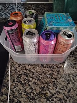 Empty Monster Cans