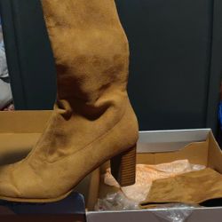 Suede Tan Boots