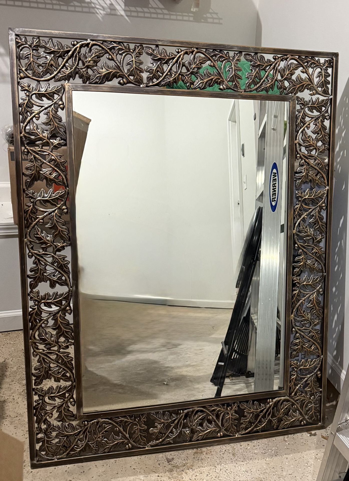 Brass Frame Mirror - 4 X 3 FT