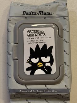 Crème Shop Badtz Maru Charcoal Cleansing Cloths