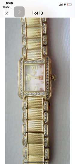 Judith Ripka Watch Wrist Size 6-7- Gold