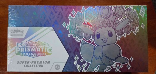 Pokémon TCG Scarlet & Violet Prismatic Evolutions Super-Premium Collection Box