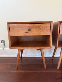 Pair of Wood Nightstands from Wayfair