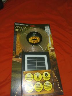 Solar power lights 72 feet