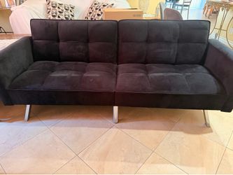 Black Sleeper Futon Sofa