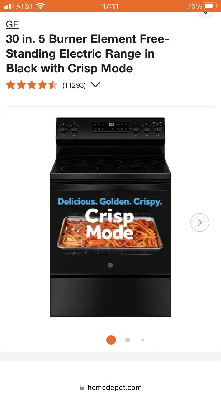GE Electric Stove New