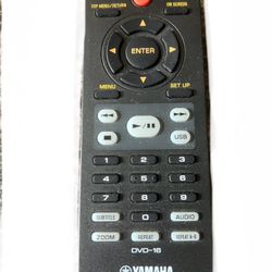 Yamaha DVD-16 DVD Player OEM Replacement Remote Control