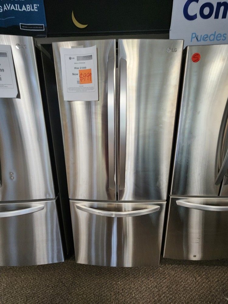 LG 22CF REFRIGERATOR 999! UNBEATABLE PRICE! INSTALL AND DELIVERY AVAILABLE! 1 YR WARRANTY INCLUDED!