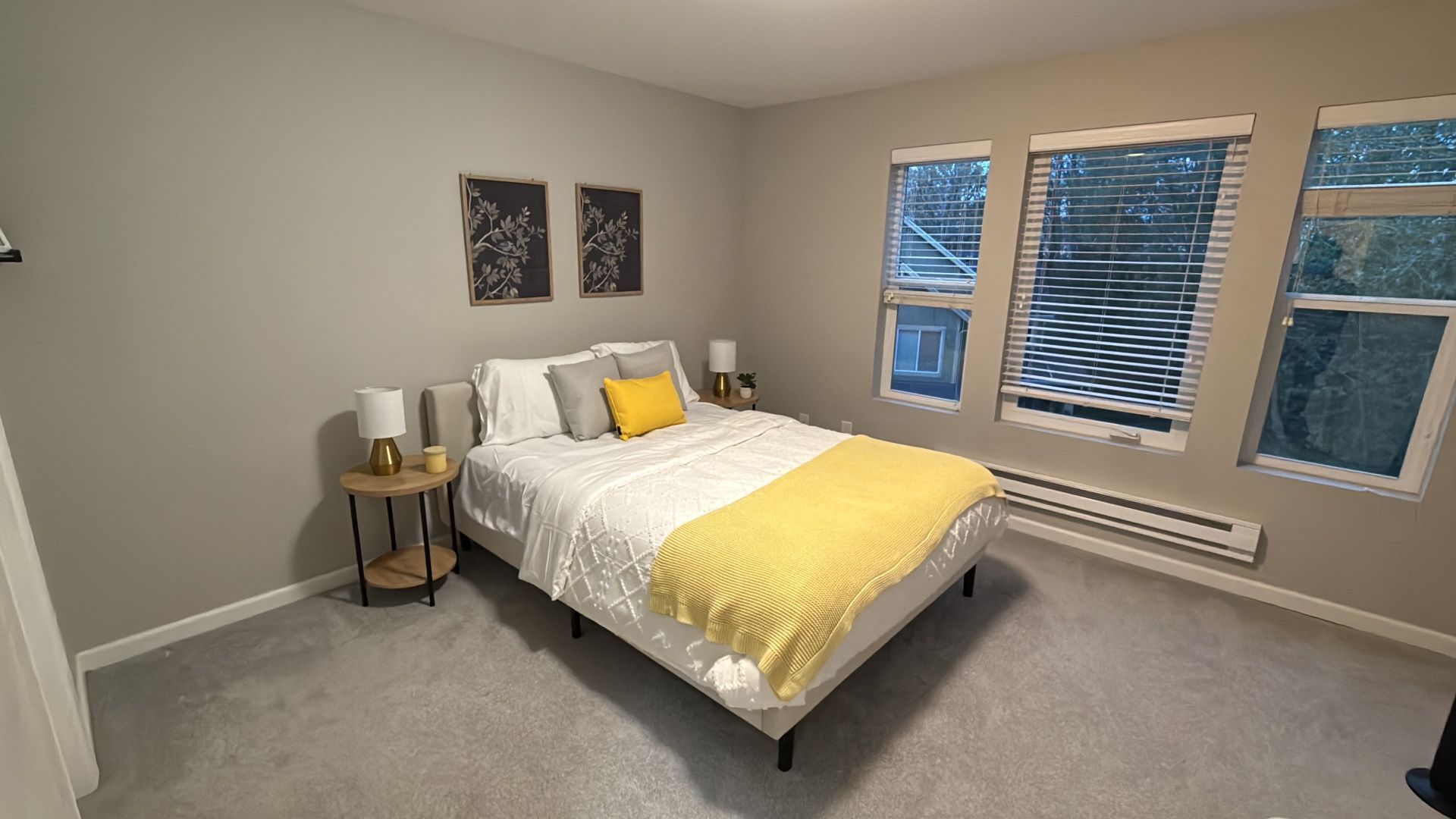 New And Beautiful Bed frame with Headboard