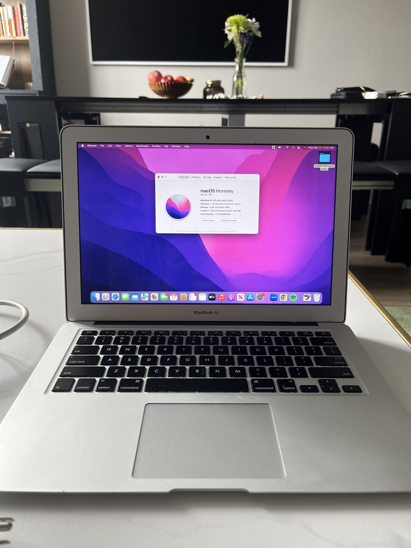13” MacBook Air, Early 2015