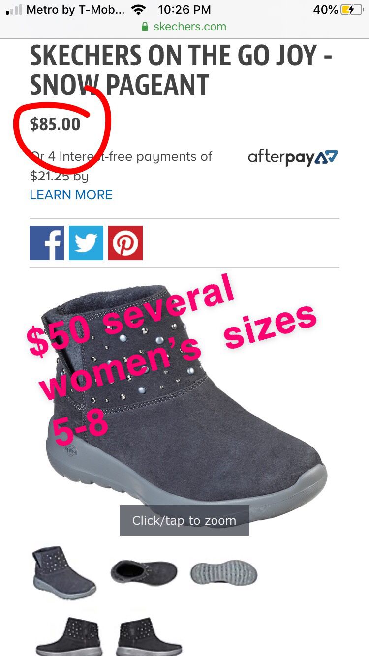 New women’s Skechers boots sizes 5- 8