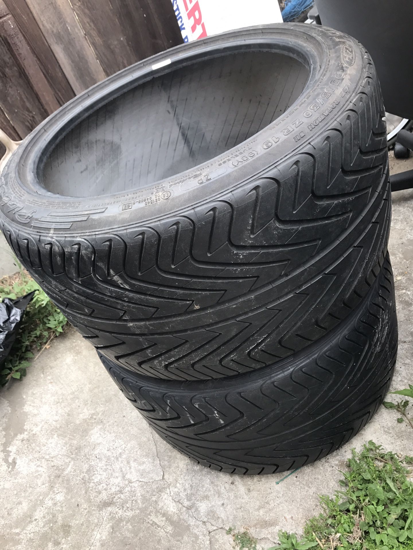 345/35/19 Michelin Super Sport •Corvette Tires •Extremely Wide Tires•Need Them Gone ASAP!