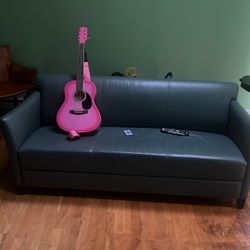 Leather Small Couch 