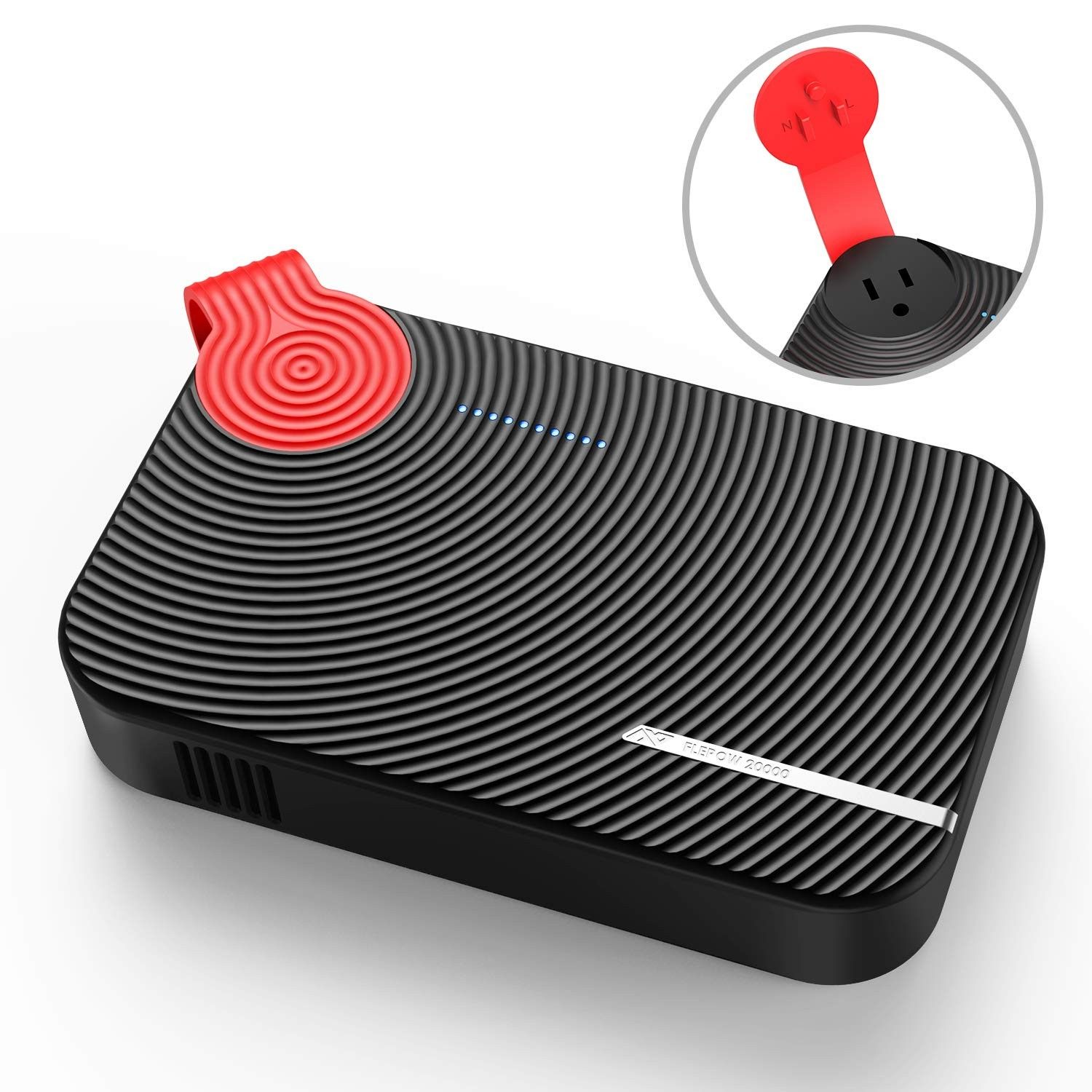 FlePow AC Outlet Portable Charger Battery Pack 20000mAh 100W/110V(Max.)